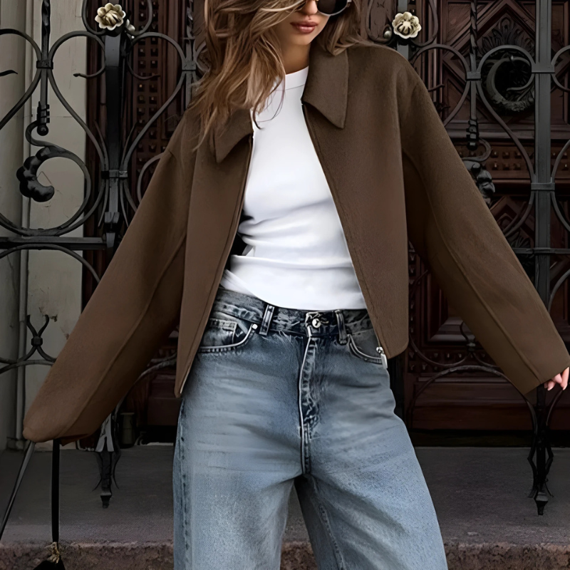 Women’s Boxy Coat | Warm & Stylish