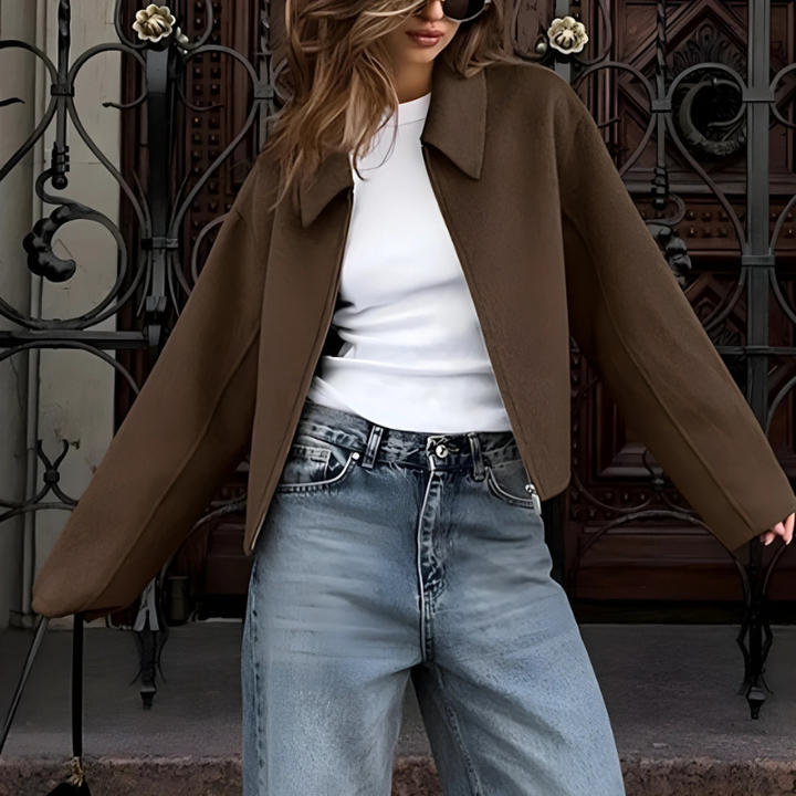 Women’s Boxy Coat | Warm & Stylish