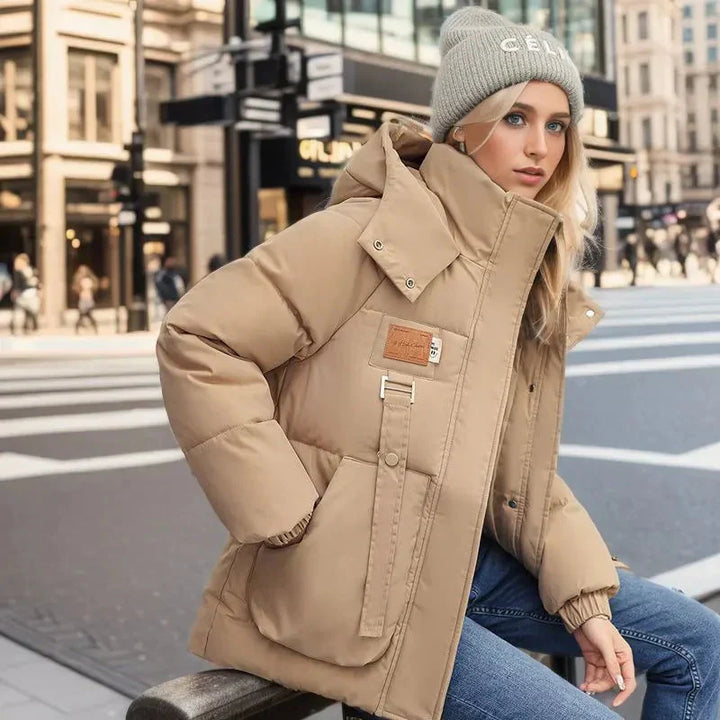 Women’s Waterproof Padded Winter Coat with Hood