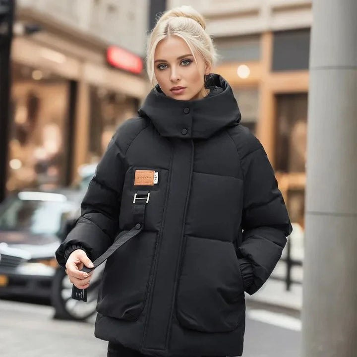 Women’s Waterproof Padded Winter Coat with Hood