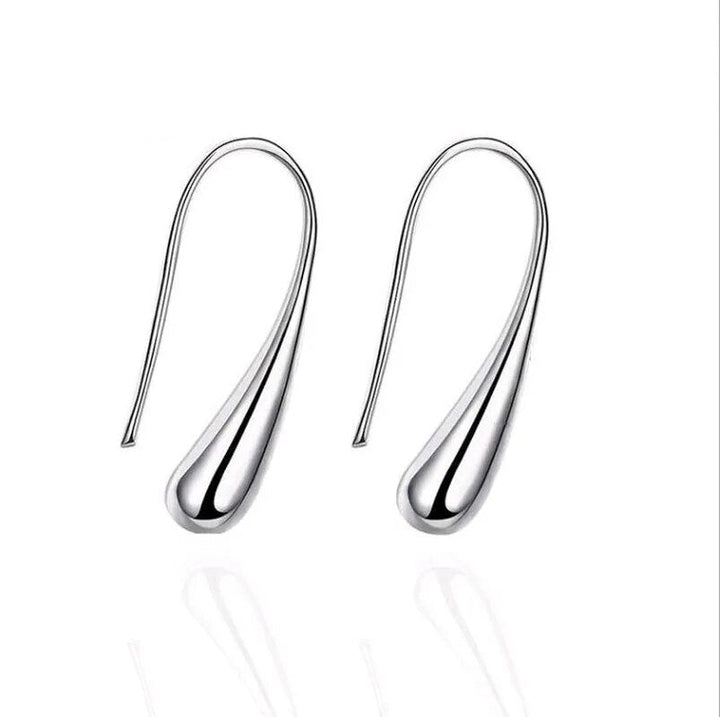 Eva | Women’s 4‑Piece Sterling Silver Teardrop Jewelry Set