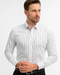 Tovan | Men’s Classic Long Sleeve Striped Collar Shirt