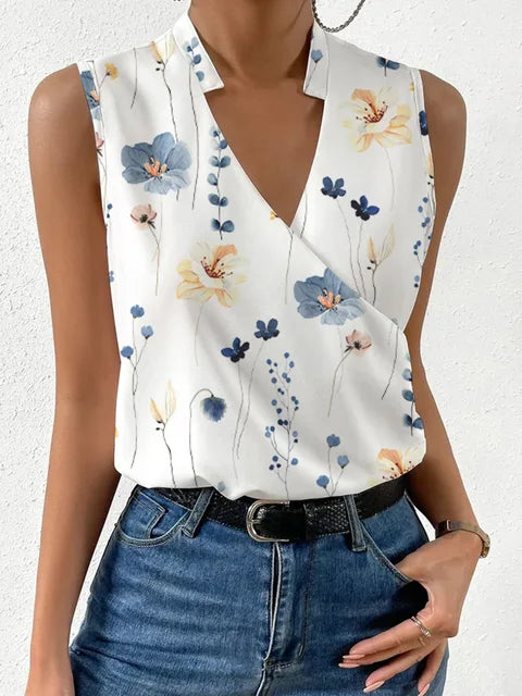 Rhiara | Sleeveless Flowy Top for Women