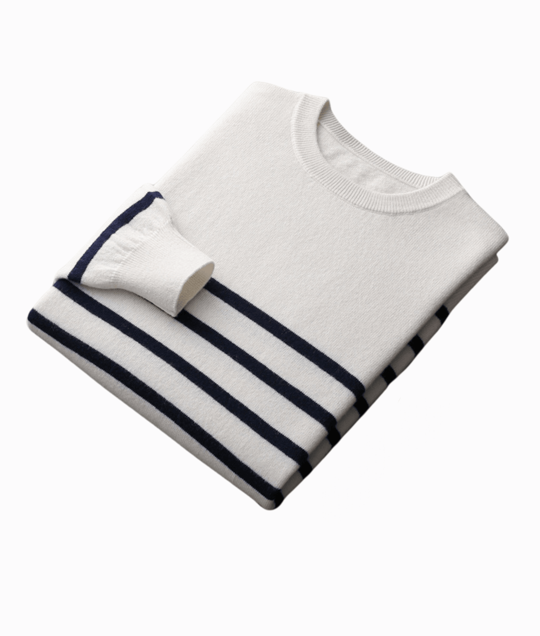 Striped Crewneck Sweater for Men