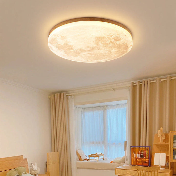 Moon Ceiling Lamp 3D design | Adjustable Brightness