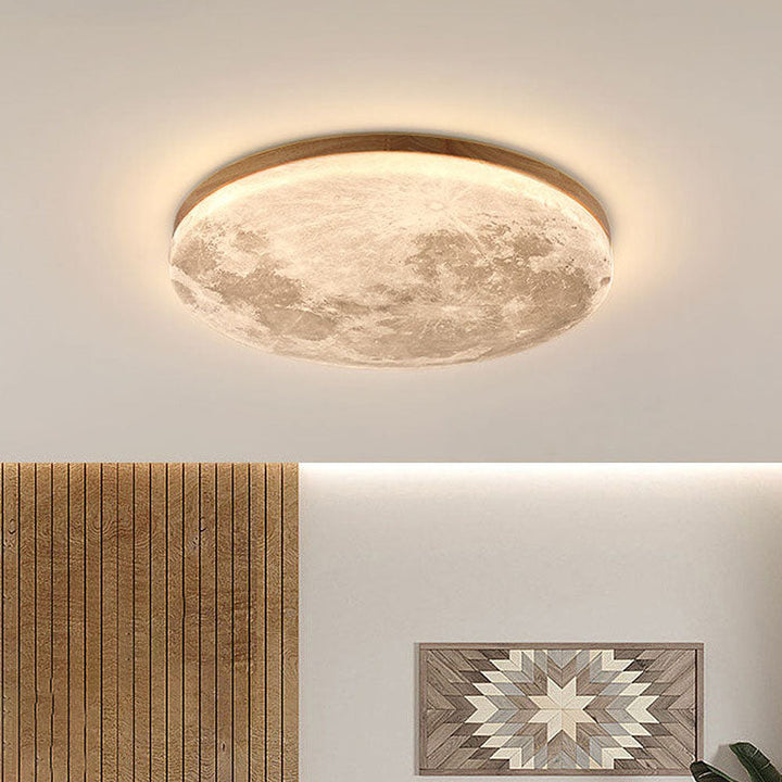 Moon Ceiling Lamp 3D design | Adjustable Brightness