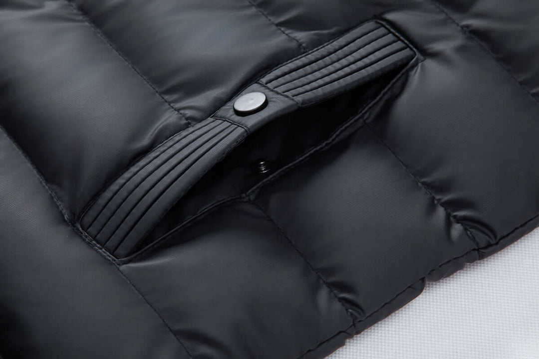 Men’s Black Hooded Cardigan Jacket