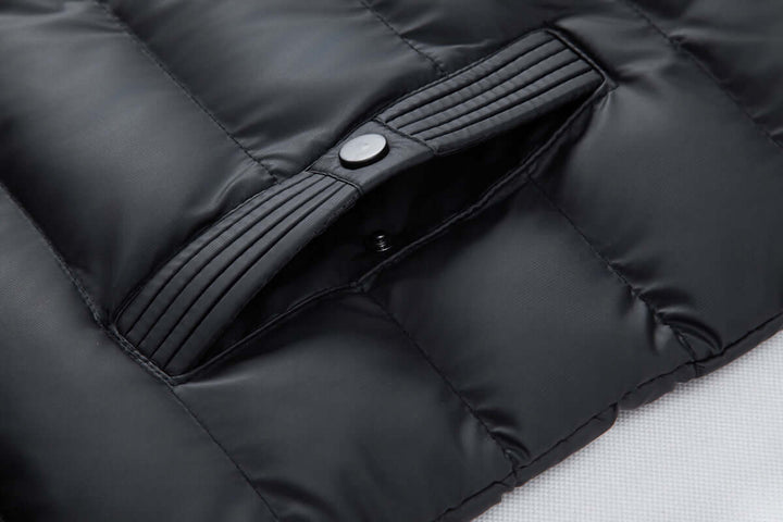 Men’s Black Hooded Cardigan Jacket