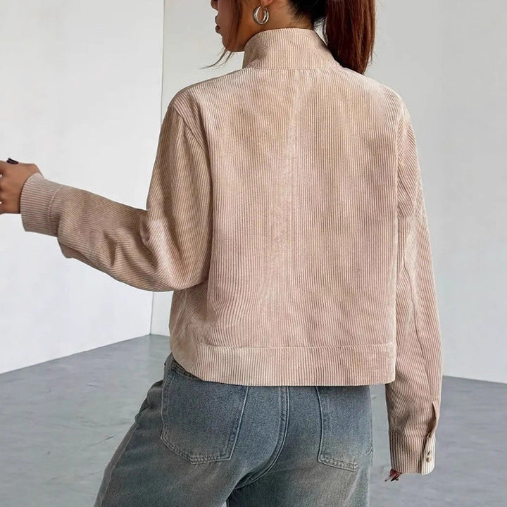 Women’s Cropped Corduroy Jacket | Relaxed Fit