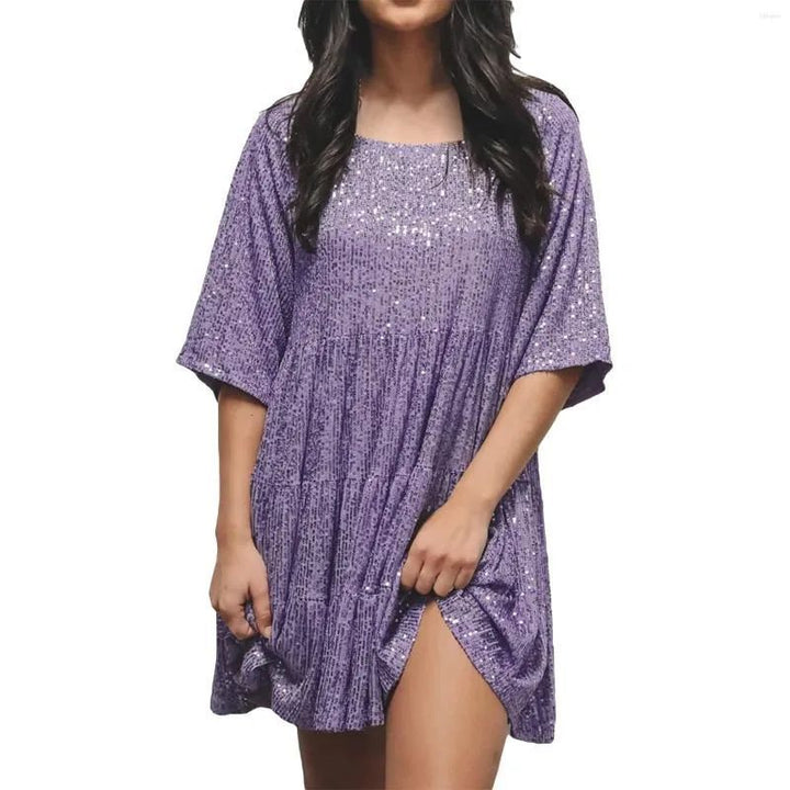 Azalea | Women's A-Line Sequin Party Dress