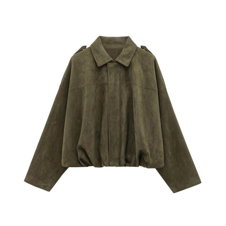 Women's Oversized Faux Leather Jacket | Stylish Coat