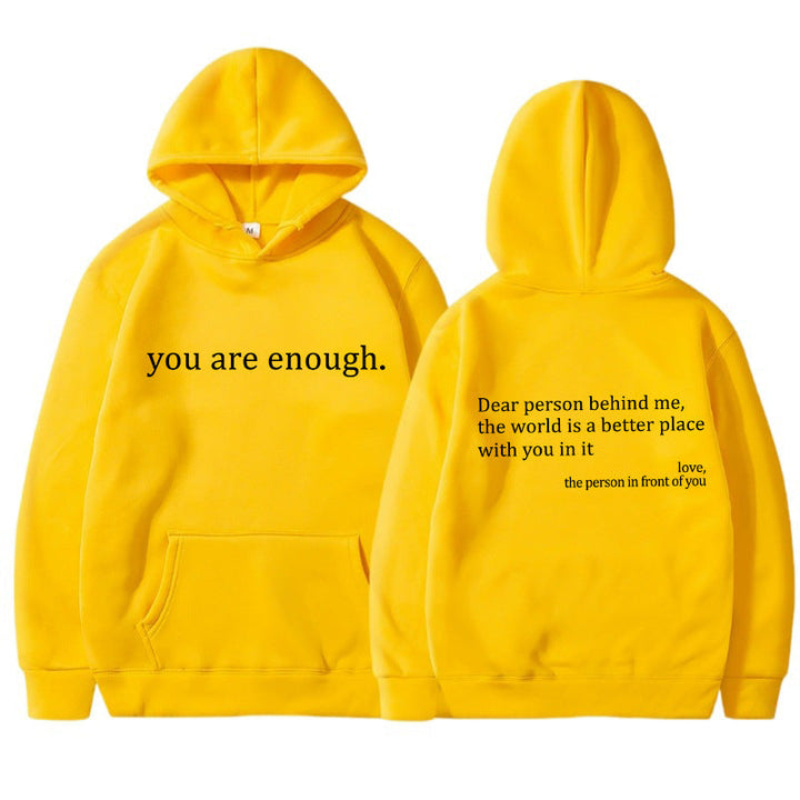 Inspirational Quote Unisex Hoodie | Soft & Warm