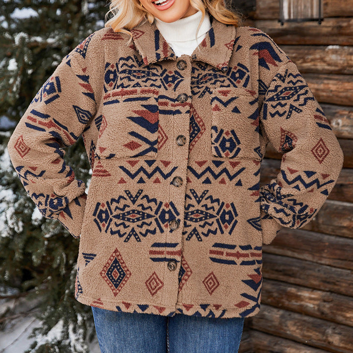 Women’s Oversized Plush Jacket | Warm & Stylish