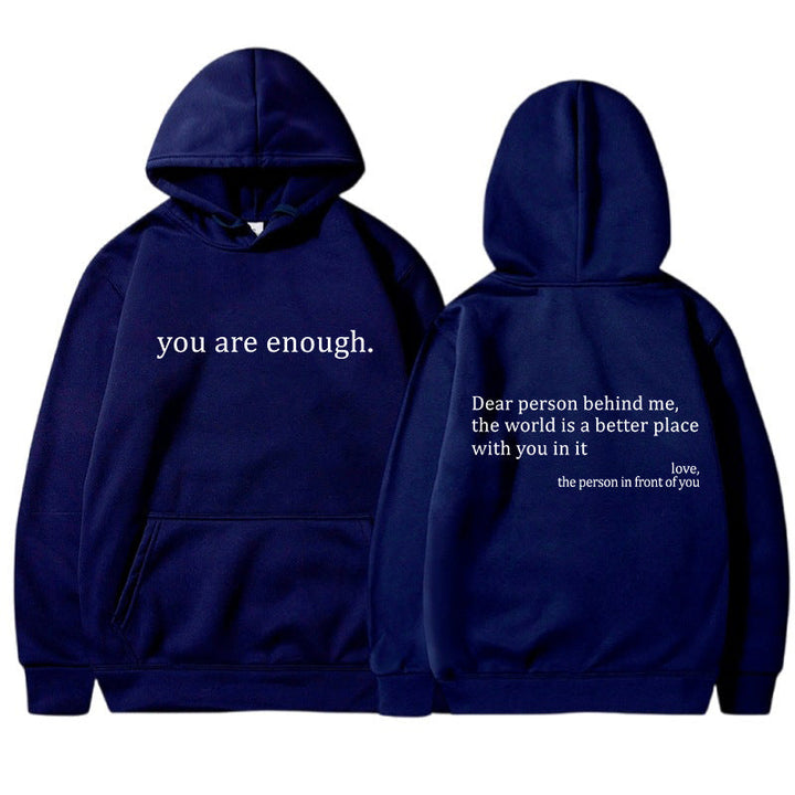 Inspirational Quote Unisex Hoodie | Soft & Warm
