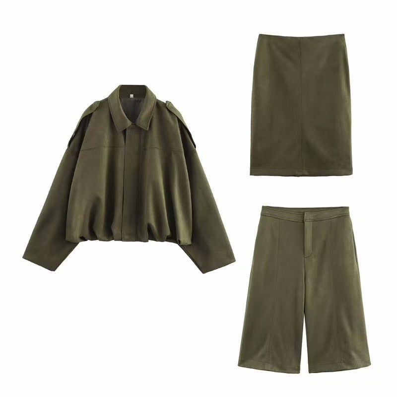 Women's Oversized Faux Leather Jacket | Stylish Coat