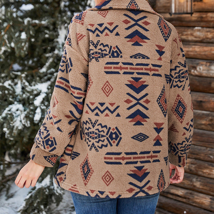 Women’s Oversized Plush Jacket | Warm & Stylish