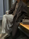 Oversized Women’s Double-Breasted Coat | Elegant Longline Mantel
