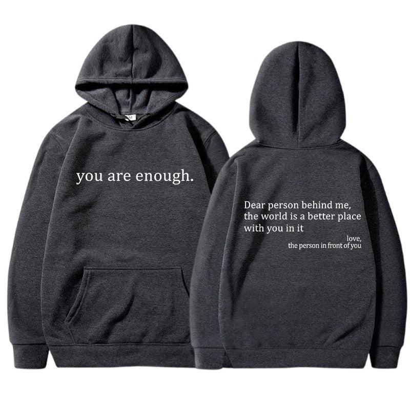 Inspirational Quote Unisex Hoodie | Soft & Warm