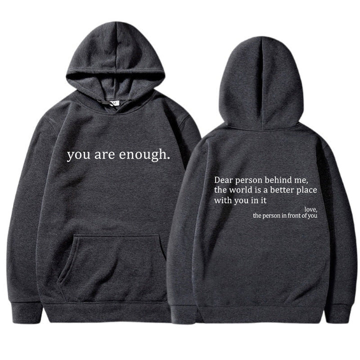 Inspirational Quote Unisex Hoodie | Soft & Warm
