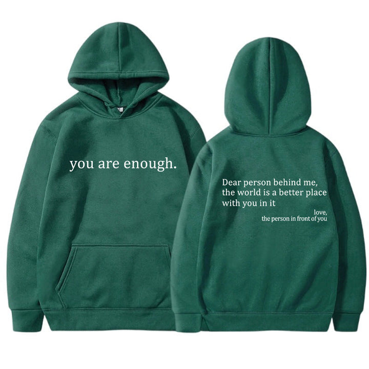 Inspirational Quote Unisex Hoodie | Soft & Warm