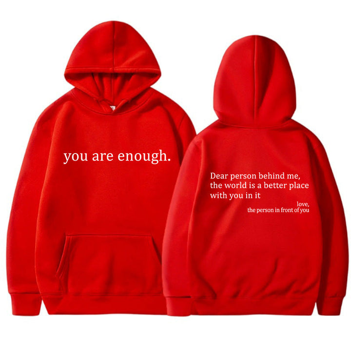 Inspirational Quote Unisex Hoodie | Soft & Warm