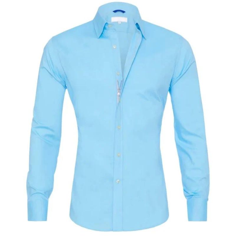 Valenor | Men’s Wrinkle-Free Zipper Shirt