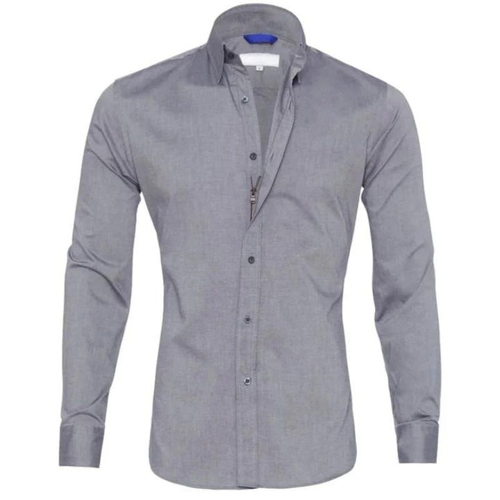 Valenor | Men’s Wrinkle-Free Zipper Shirt