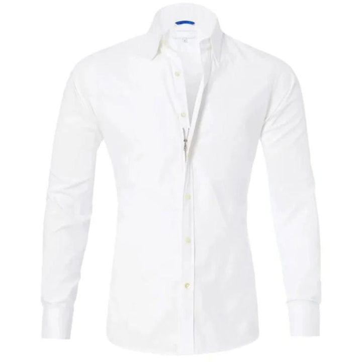 Valenor | Men’s Wrinkle-Free Zipper Shirt