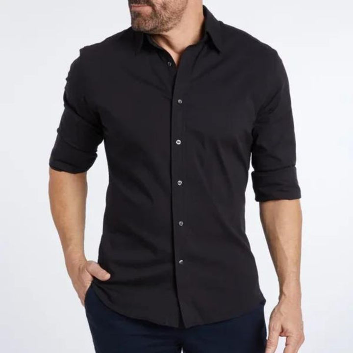 Valenor | Men’s Wrinkle-Free Zipper Shirt
