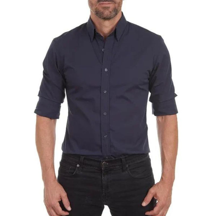 Valenor | Men’s Wrinkle-Free Zipper Shirt