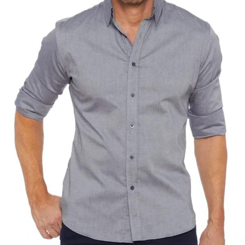 Valenor | Men’s Wrinkle-Free Zipper Shirt