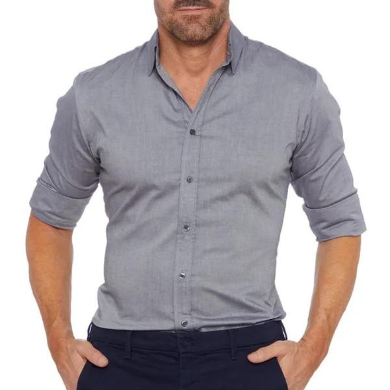 Valenor | Men’s Wrinkle-Free Zipper Shirt
