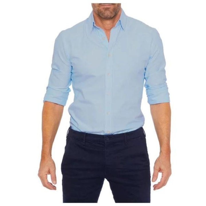 Valenor | Men’s Wrinkle-Free Zipper Shirt