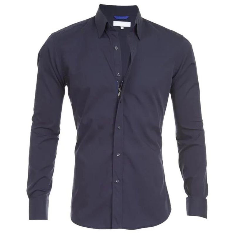 Valenor | Men’s Wrinkle-Free Zipper Shirt