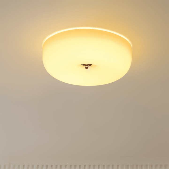 Donut Ceiling Light | Modern Scandinavian White Glass Pendant Lamp