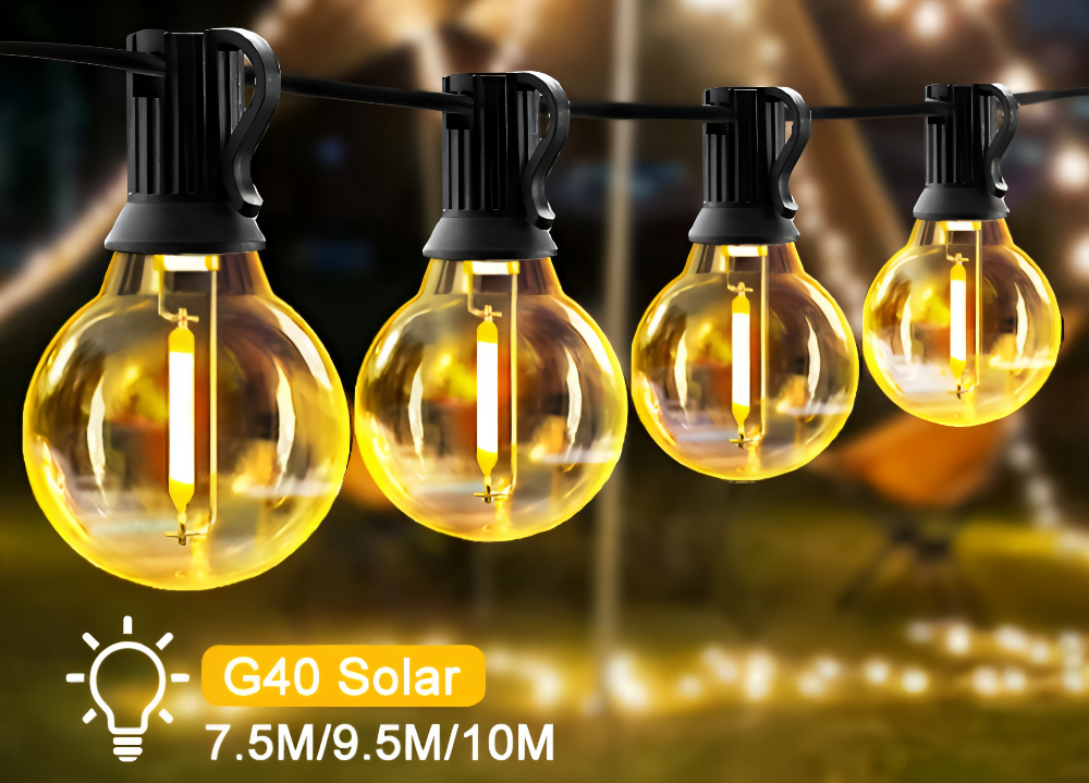 G40 Globe LED Outdoor String Lights
