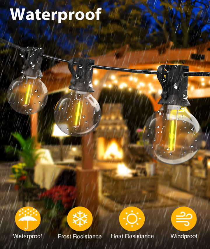 G40 Globe LED Outdoor String Lights