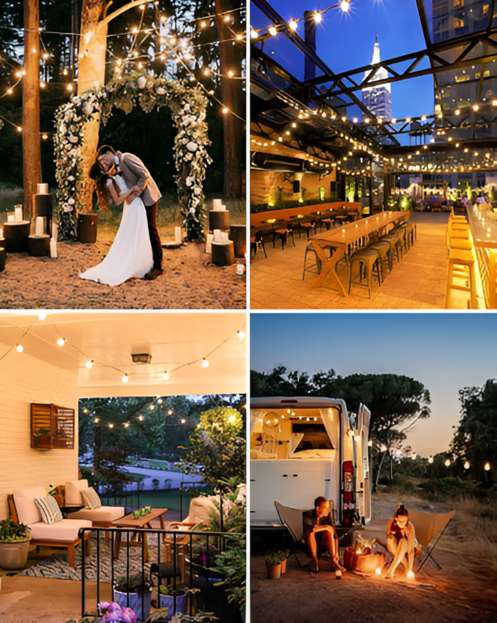 G40 Globe LED Outdoor String Lights