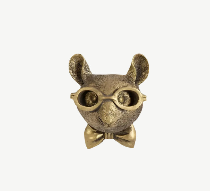 Golden Head | Multifunctional Wall Hook with Decorative Animal Head for Wall Storage