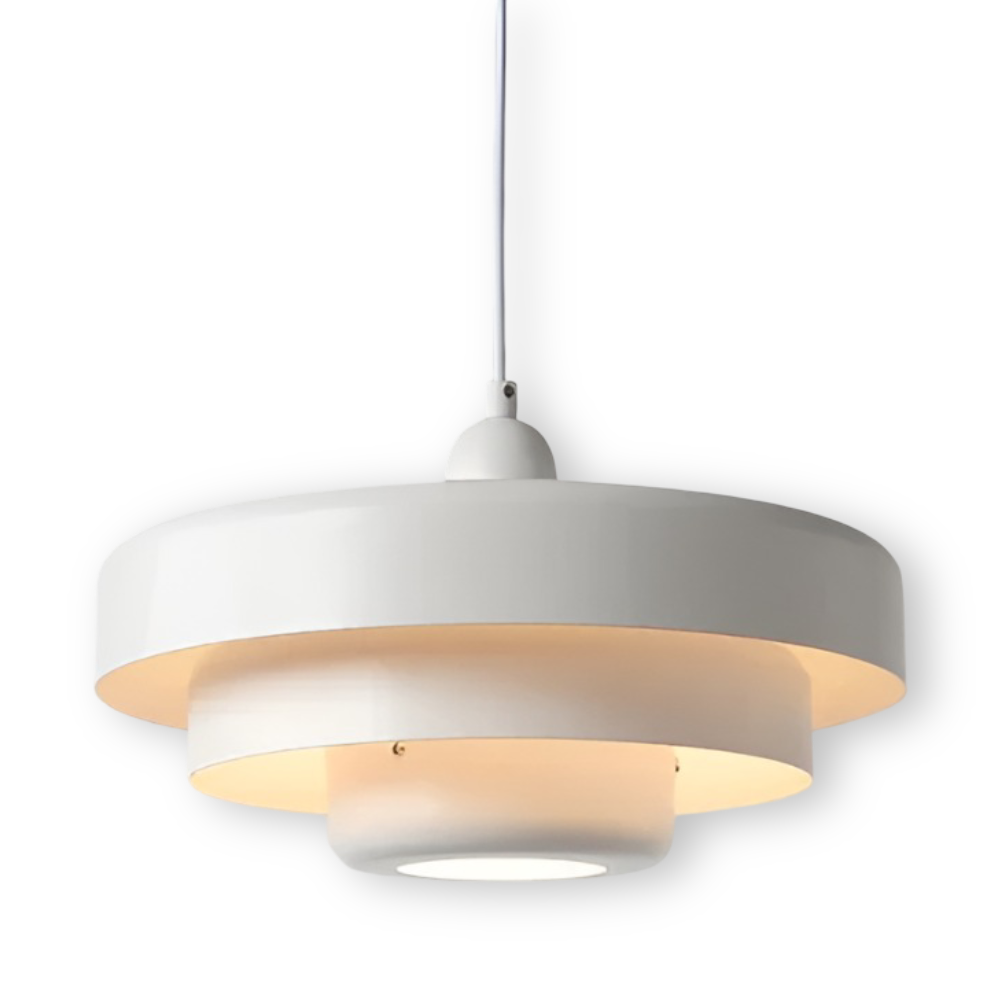 Orange Retro Ceiling Lamp