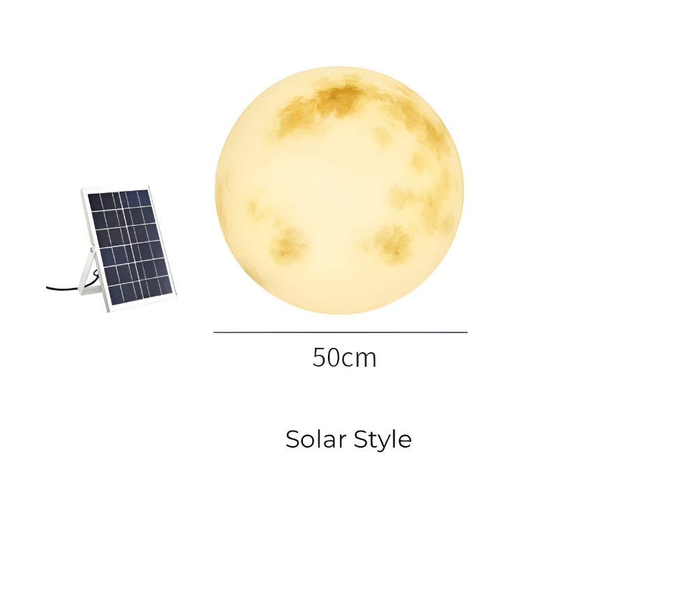 Solar Garden Moon Light | Outdoor Moon Lamp