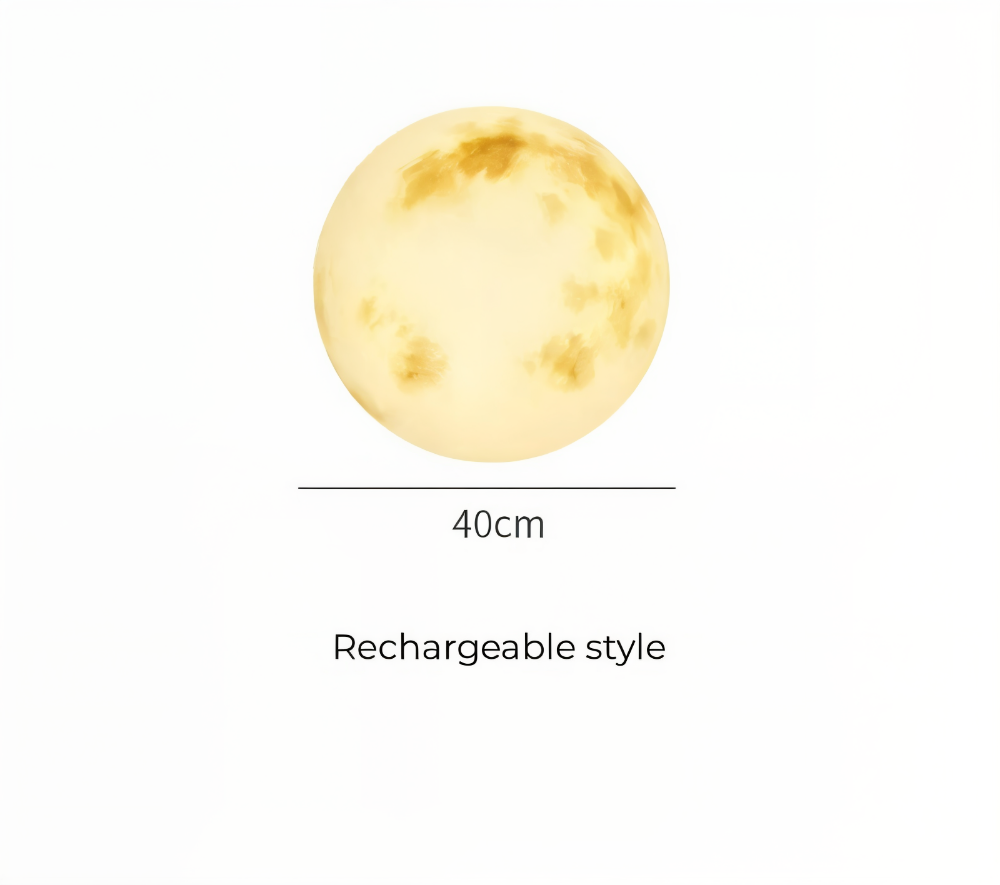 Solar Garden Moon Light | Outdoor Moon Lamp