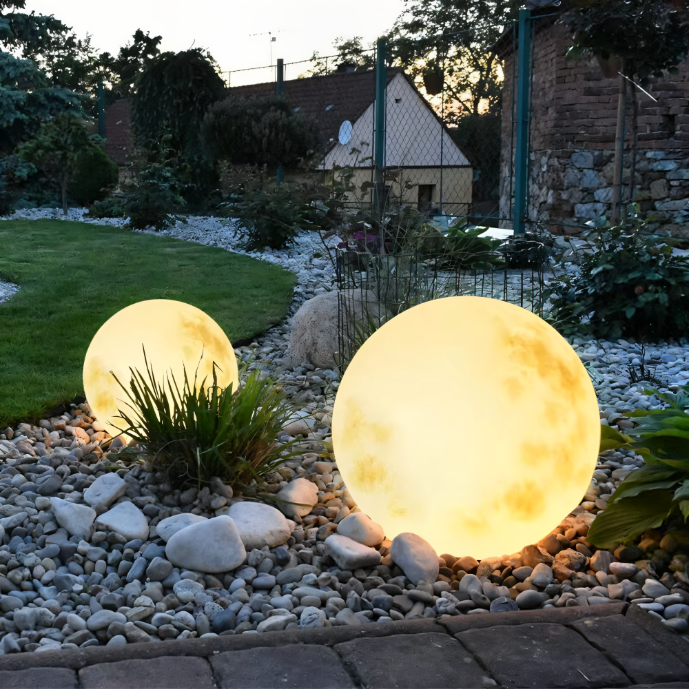 Solar Garden Moon Light | Outdoor Moon Lamp