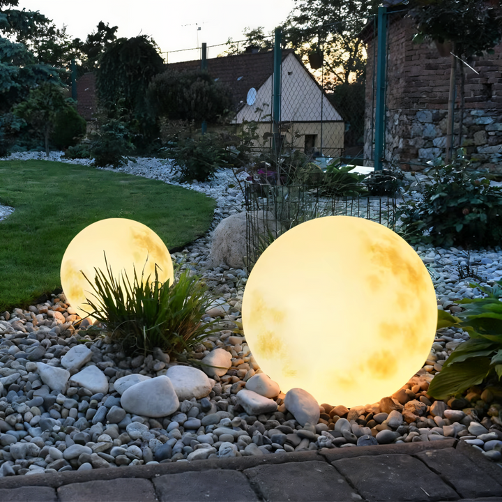 Solar Garden Moon Light | Outdoor Moon Lamp