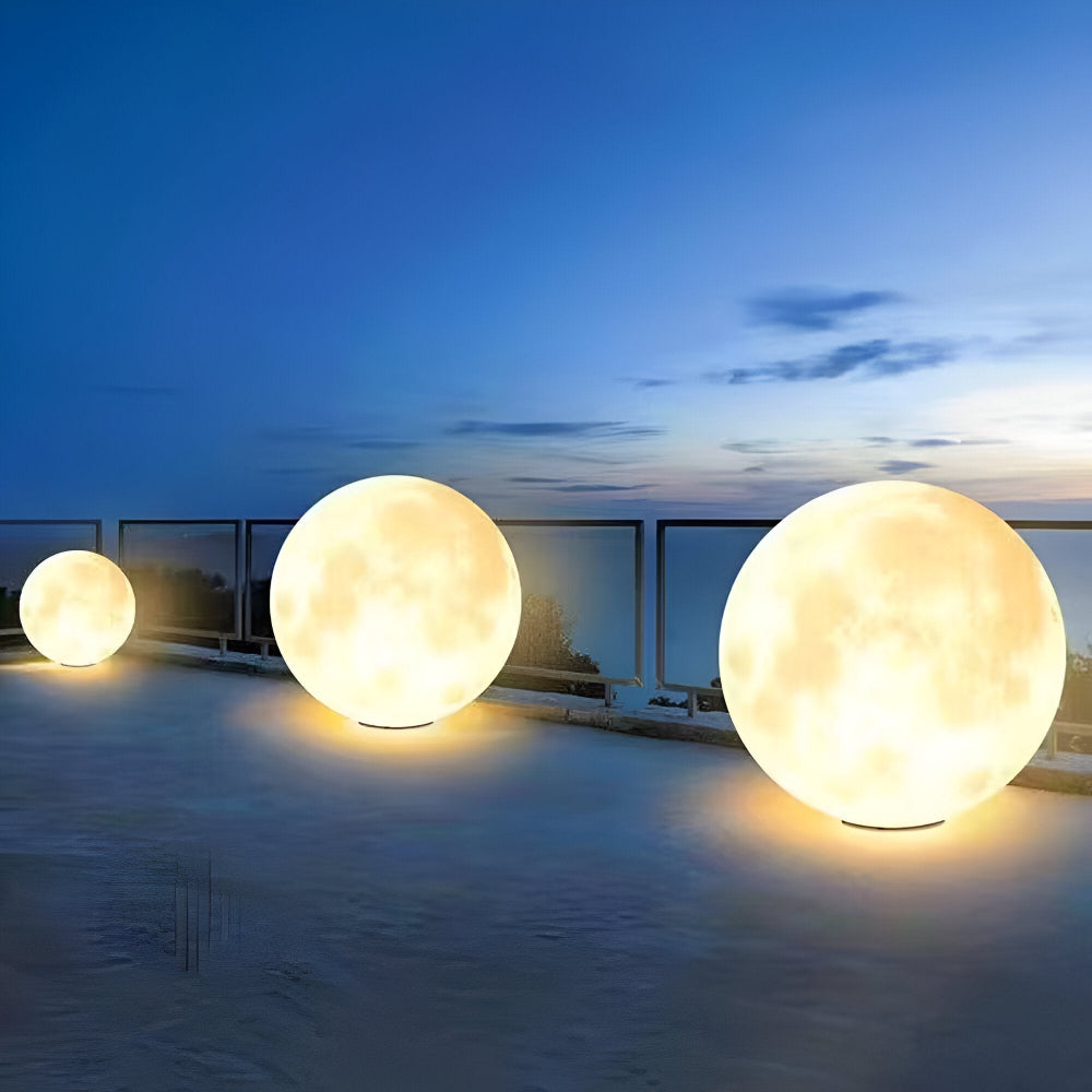 Solar Garden Moon Light | Outdoor Moon Lamp