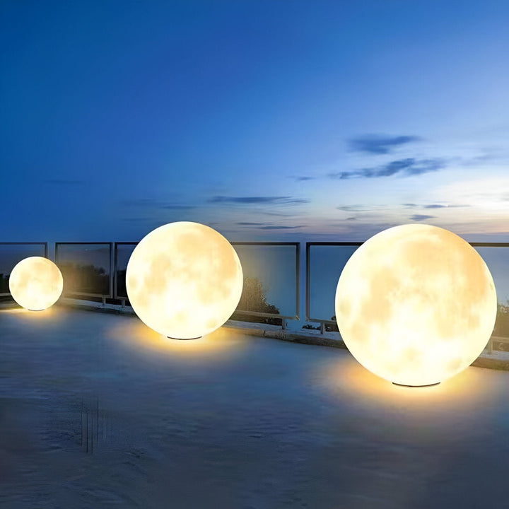 Solar Garden Moon Light | Outdoor Moon Lamp