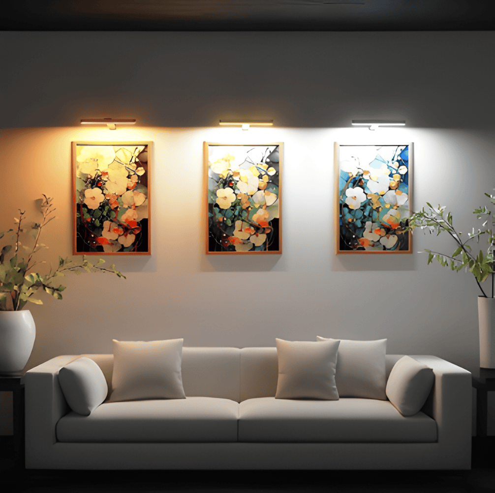 Magnetic LED Wall Lamp | 120° Rotatable Cordless Sconce