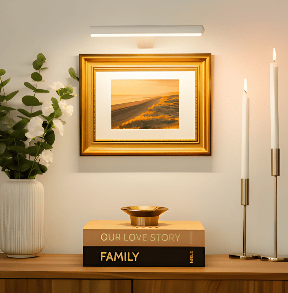 Magnetic LED Wall Lamp | 120° Rotatable Cordless Sconce