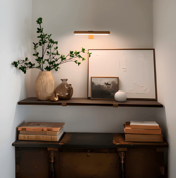 Magnetic LED Wall Lamp | 120° Rotatable Cordless Sconce