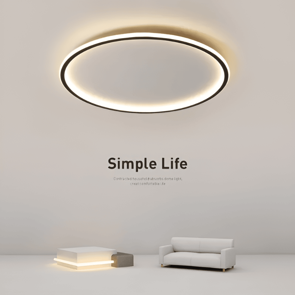 Round Dimmable LED Ceiling Light | Modern Nordic Design